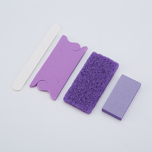 Vente en gros de produits de soins de la peau des pieds et d'outils jetables boîte 9 en 1 kit de pédicure spa pour les pieds de luxe coffret cadeau - Product Image 2