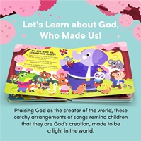 Libros de Sonido Cristianos de Baile con Jesús para Niños, Libros de Música Interactivos para Niños Pequeños, Libro de Sonido para Niños