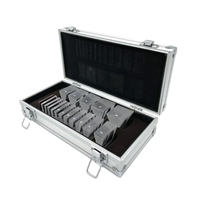 SJINGDA LS-16 Instruments ophtalmiques chinois, ensemble de prismes libres pour optométrie avec étui en aluminium, garantie 1 an