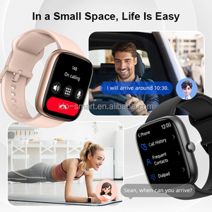 สมาร์ทวอทช์ <span class=keywords><strong>Super</strong></span> Slim ATS3085E MCU หน้าจอ TFT 1.85 นิ้ว รองรับการโทรผ่านบลูทูธ พร้อมระบบสั่งงานด้วยเสียง AI ดีไซน์สปอร์ตแฟชั่น ฟิตเนส รับสายได้ แบตเตอรี่ 300mAh - Product Image 2