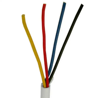 Precio de fábrica Blanco 1000FT Cable de teléfono 20 40 60 100 Pares Aislamiento de PVC Conductor trenzado 600V Voltaje nominal