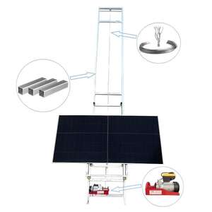 Pengangkat Panel Fotovoltaik Vertikal Listrik 4-25m, Pengangkat Panel Surya, <span class=keywords><strong>Hoist</strong></span> Kecil untuk Pengangkatan di Atap - Product Image 3