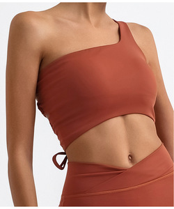 Leggings Deportivos para Mujer, Transpirables, Impermeables, para Correr al Aire Libre, Yoga, Diseño de Espalda Descubierta, Secado Rápido, con Encaje en un Hombro - Product Image 3