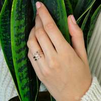 Benutzer definierte Radierung Laser gravur Glatter Fingerring Verstellbare Liebe Ehering Ring Edelstahl Modischer Schmuck