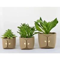 Tas penanam kentang taman Pot kain Felt lingkungan Pot kain grosir penanam vertikal flanel Pot bunga tumbuh ukuran Mini