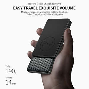 <span class=keywords><strong>Batterie</strong></span> <span class=keywords><strong>externe</strong></span> magnétique haute capacité de <span class=keywords><strong>15000mAh</strong></span> de <span class=keywords><strong>batterie</strong></span> remplaçable - Product Image 2