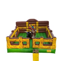 Jeux mécaniques gonflables extérieurs de machine de tour de taureau d'adultes à vendre