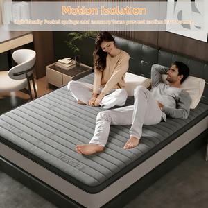 Otel Yatak Odası Daire Kullanımı İç<span class=keywords><strong>in</strong></span> Fabrika Moderni Ekolojik Orta Sertlikte Kraliçe/Kral Boyutunda Cep Yaylı Sünger Yatak - Product Image 6