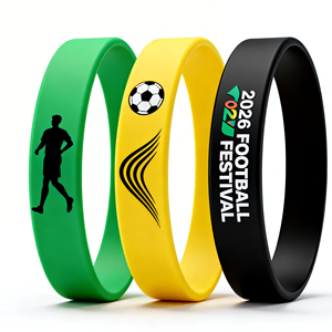 Bracelet en silicone personnalisé à faire soi-même, bracelet en caoutchouc rempli de couleur pour le sport - Product Image 3