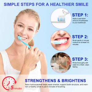 SEFUDUN 120g Pasta Dental Reparadora Blanqueadora con Hidroxiapatita, Marca Privada, Pasta Dental con Hidroxiapatita NHAP para Alivio de Sensibilidad - Product Image 4