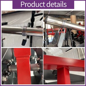 BM Attrezzatura Fitness Commerciale di Alta Qualità, Macchina per Trazioni Frontali e <span class=keywords><strong>Dorsali</strong></span> da Interno, Barra Regolabile in Acciaio Certificata CE per Braccia, Petto e Gambe - Product Image 3