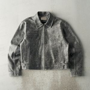 Chaqueta de PU Retro para Hombre, Personalizada, con Cambio de Color, por Fabricante de Chaquetas, Apta para Tendencias de Moda Urbana y Gótica Y2K - Product Image 1