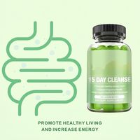 HDK OEM ODM Gummies Détox Nettoyantes en 15 Jours Soutien Digestif Détoxifiant Végétalien Sans Sucre Feuille de Séné Wasabi Inuline Complément Santé Digestive