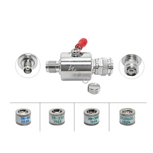 Parafoudre coaxial RF à faible perte d'insertion, large bande 0-3 GHz, TNC mâle vers femelle, 50 ohms, avec tube à décharge gazeuse - Product Image 1