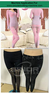 Machine à tricoter circulaire en <span class=keywords><strong>jersey</strong></span> unique pour la fabrication de sous-vêtements tubulaires blancs - Product Image 4