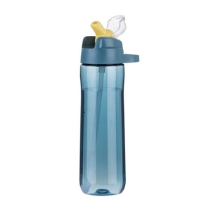 Botella de Agua Deportiva de Plástico Transparente Ecológica de 600 ml, Vaso de Viaje para Beber Directamente, para Gimnasio - Product Image 4