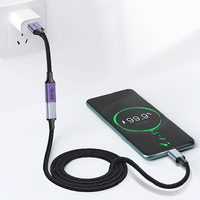 Cable USB-C a USB-A 3.2 de 10 Gbps, Fabricación de Fábrica, Cable USB3.2 Tipo C Hembra a Macho para Computadora, PC, Cargador de Pared