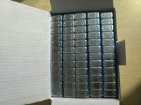 Poids d'équilibrage de roue bleus en zinc recouvert de plastique 5*12 Fe, adhésifs
