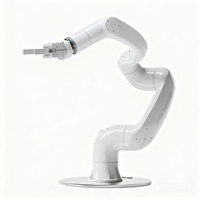 Robot collaboratif Doosan E0509 de qualité alimentaire, conception hygiénique IP66, moteur PLC, machine automatique à crème glacée et à café
