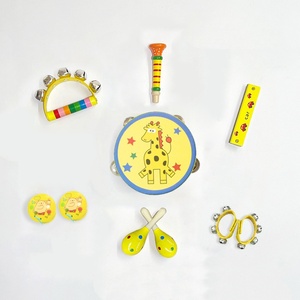 Juego de Instrumentos de Percusión de Madera al por Mayor con Xilófono, Maraca, Flauta Piccolo y Tubo de Sonido para la Educación Musical y el Juego Infantil - Product Image 2