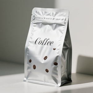 ผู้ผลิตถุงบรรจุภัณฑ์เมล็ดกาแฟแบบรีไซเคิลรักษ์โลกพร้อมโลโก้สั่งทำพิเศษ  ออกแบบถุงกาแฟแบบมีซิปวาล์วและฐานขยายด้านข้างตามสั่ง - Product Image 2