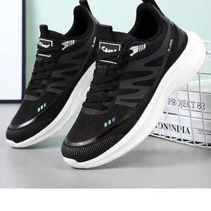 Zapatos Deportivos con Cordones para Hombre, con Parte Superior de Microfibra, Transpirables y Ligeros, con Suelas de Goma para Correr de Forma Casual - Product Image 3
