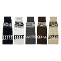 Chaussettes en coton personnalisées avec logo antidérapant, chaussettes slouch pour femmes avec logo antidérapant