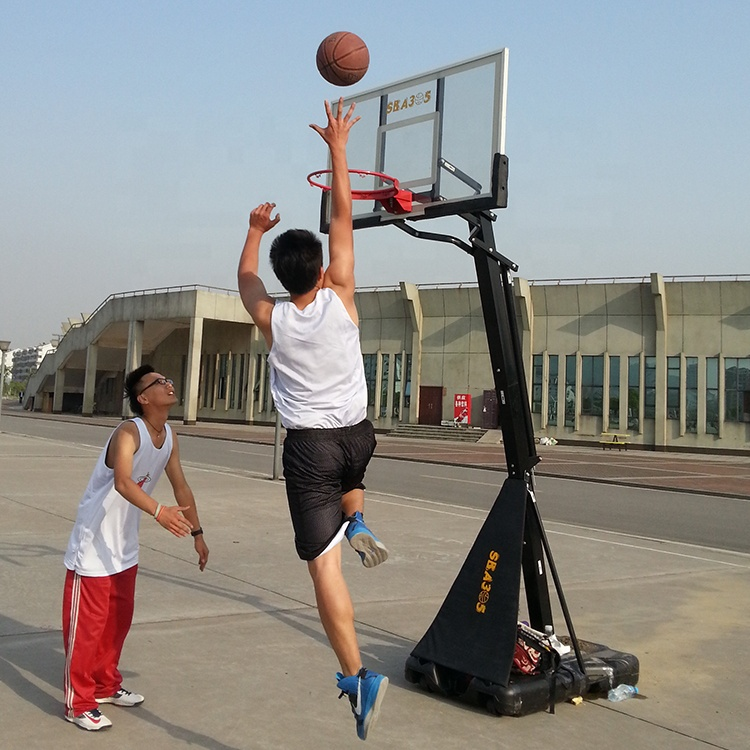 A-1027L 2021 самый популярный портативный размер 54 дюйма портативный баскетбольная стойка