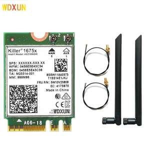 AX1675x นักฆ่า <span class=keywords><strong>AX210</strong></span> Intel Wi-Fi 802.11AX <span class=keywords><strong>6E</strong></span> สองย่านความถี่2.4กิกะเฮิร์ตซ์/5กิกะเฮิร์ตซ์/6กิกะเฮิร์ตซ์5374Mbps BT 5.2แล็ปท็อปภายใน M.2การ์ด WIFI NGFF - Product Image 4
