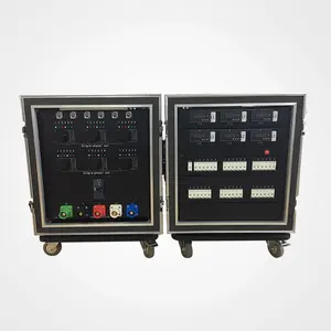 customized 220V power distribution box with 19 core socket