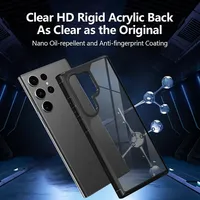 Coque de téléphone transparente antichoc en TPU mat de couleur unie pour Samsung S23 S22 S24 Ultra Plus S21 FE A55 A54 A53 A52 A35 A15