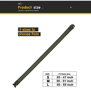 Ceinture tactique de combat en toile pour homme, ceinture en nylon de camouflage Oxford pour l'extérieur, boucle en plastique à dégagement rapide - Product Image 3