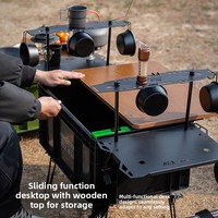 Kit complet d'accessoires pour la modification de boîte de camping DIY, équipement de camping extérieur, boîte de rangement rectangulaire de style industriel