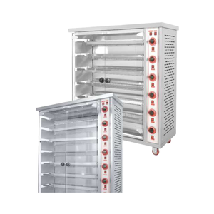Rôtisserie de poulet électrique de grande capacité <span class=keywords><strong>6</strong></span> vapeurs rôti équipement de cuisson commercial élevé pour les restaurants de restauration rapide - Product Image 1