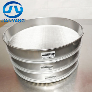 Độ chính xác cao 250 mét đường kính 63 micron khẩu độ Vòng khung thép không gỉ kiểm tra sàng cho phòng thí nghiệm - Product Image 1