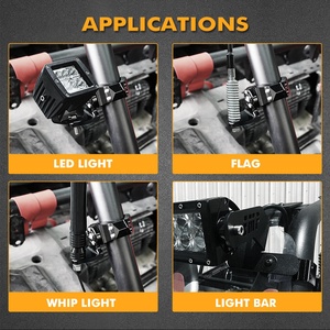Soportes Ajustables para Barra de Luces LED NiceCNC de 1.75-2 Pulgadas para Can-Am <span class=keywords><strong>Maverick</strong></span> X3 - Product Image 6