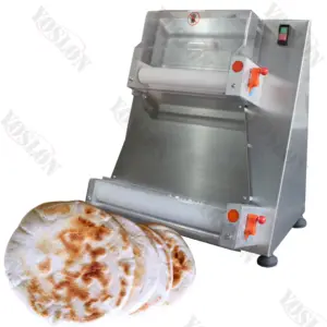 YOSLON Manual & Electric Design Commercial heating Pizza Crust Maker Dough Press Pizza Press with heating function