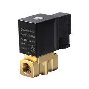 2/2 웨이 고압 솔레노이드 밸브 DC24V 일반적으로 닫힌형 공압 유체 제어 밸브 - Product Image 4