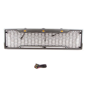 Parrilla de Malla Negra con Luces LED para Parachoques Delantero de Conversión Estilo Raptor para Ford <span class=keywords><strong>BRONCO</strong></span> F150 1980-<span class=keywords><strong>1986</strong></span> - Product Image 5
