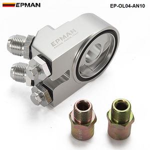 Kit de Enfriador de Aceite de Aluminio EPMAN de 15 Filas T-6061 con Conector de Extremo de Línea de Combustible AN10, Adaptador de Enfriador de Filtro de Aceite Tipo Sándwich EP-OK1013 - Product Image 5