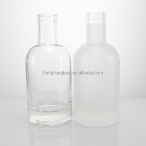 Nhà Máy Giá Bắc Âu 200Ml Rõ Ràng Frosted Vòng Glass Rượu Chai 7Oz Gin Rum Whisky Vodka Tequila Rượu Chai Trong Kho - Product Image 3