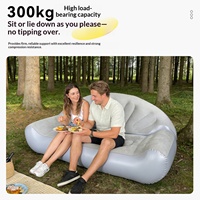 Canapé gonflable double d'extérieur, chaise longue de plage, lit pliant pour balcon et maison – Meilleure vente