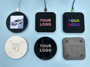 Tùy chỉnh đầy đủ màu sắc LED Light Up Logo điện thoại di động 15 Wát nhanh chóng sạc không dây Pad - Product Image 3