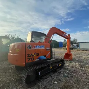 Factory Original Imported Engineering Hitachi Zx70 Crawler Small In China Yard Second Hand Excavator