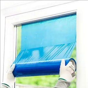 Pellicola protettiva autoadesiva blu PE per vetro finestra pellicola adesiva per finestra - Product Image 3