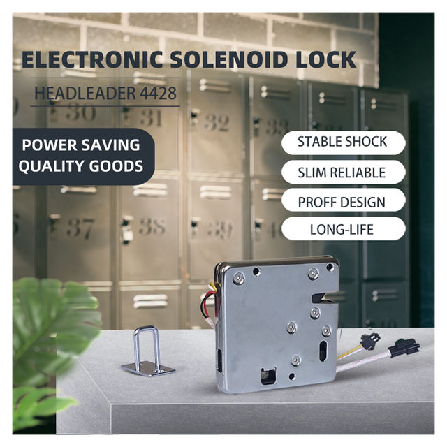 HLD4428 Electromagnetic Solenoid Lock Para Cajas De Herramientas Magnetic Lock Smart Locker Lock for Access Control System
