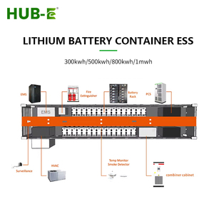 ตู้แบตเตอรี่เก็บพลังงานเชิงพาณิชย์ HUB-E LiFePO4 500kWh ระบบทำความเย็นด้วยของเหลว สำหรับอุตสาหกรรม ระบบโซลาร์ไฮบริด แบบเชื่อมต่อ/ไม่เชื่อมต่อกับระบบไฟฟ้า - Product Image 2