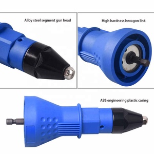 7 יח'\סט מ "מ פורל אגוז כלי riveting 2.4 מ" מ-4.8 מ "מ מקדוח מתאם העברת גרעין אגוז אלחוטי עבור אקדח הציפורן - Product Image 4
