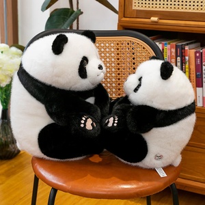 Peluche chat noir et blanc, poupée chat noir et blanc pour bébé, jouet pour machine à grue, cadeau d'anniversaire pour enfants (garçons et filles) - Product Image 4