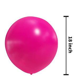 ลูกโป่งลาเท็กซ์สีด้านหลากหลายสี ขนาด 18 นิ้ว จำนวน 50 ลูก แบบขายส่ง เป็นมิตรกับสิ่งแวดล้อม เหมาะสำหรับตกแต่งงานวันเกิด งานแต่งงาน และงานปาร์ตี้ - Product Image 2